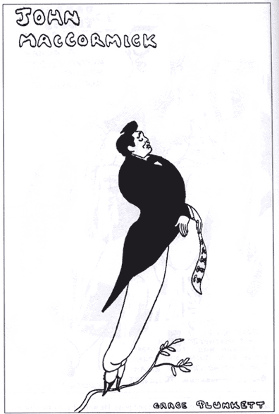 Caricature of John MacCormick